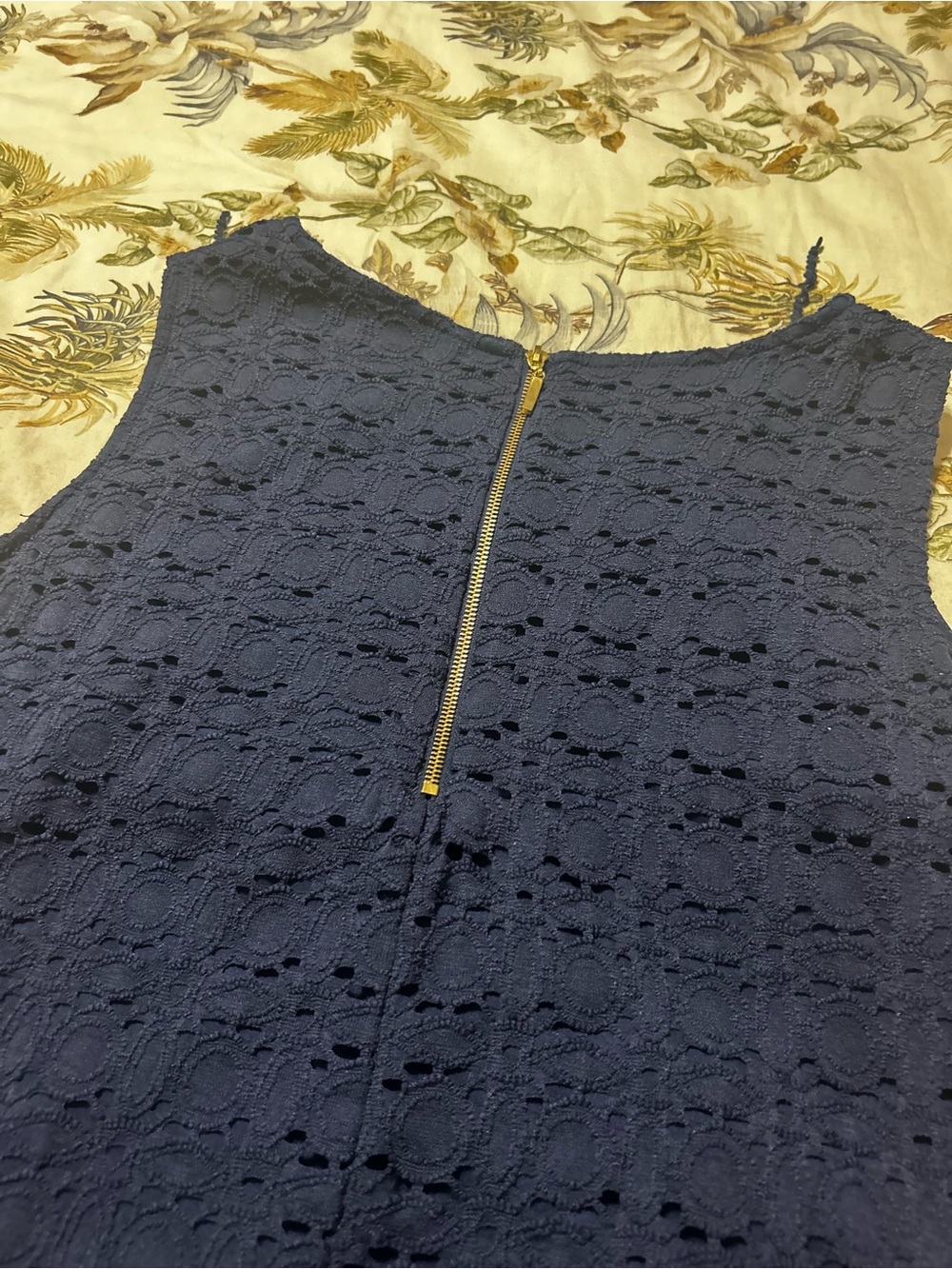 Plus Navy Dress - Picture 2 of 3